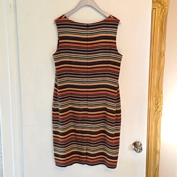 Jones New York Silk Sheath Dress 14 EUC - Picture 4 of 10